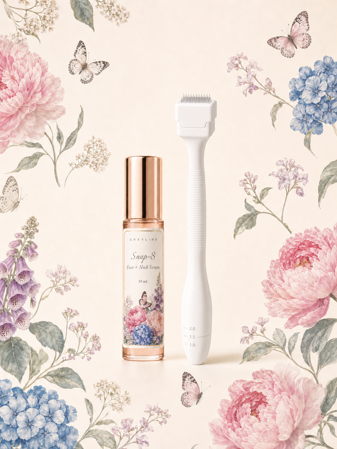 Snap-8 Serum Roller + Derma Stamp